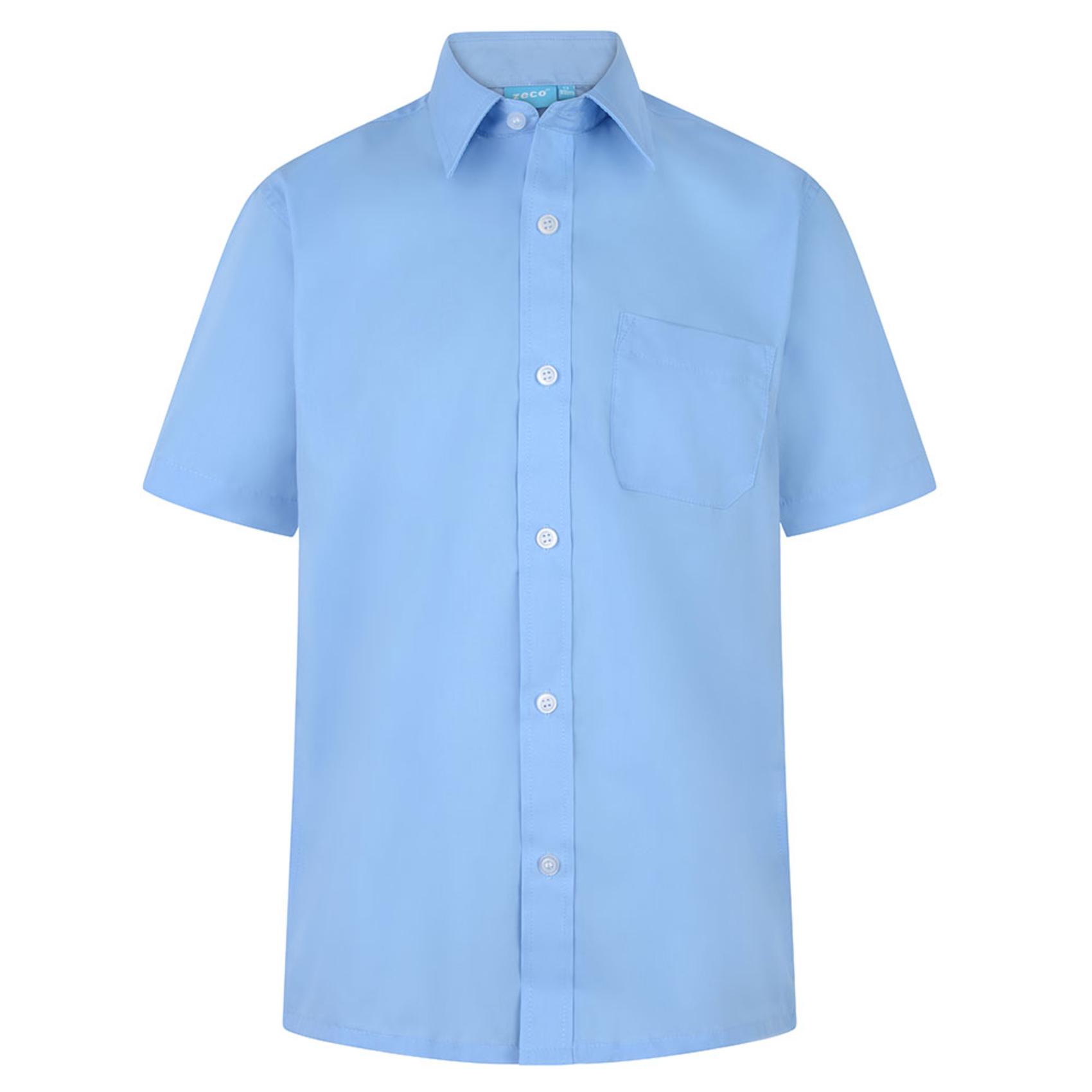 NOA Short Sleeve Boys Shirts (Twin Pack) | Cross Embroidery