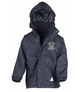 Great Tew Primary Navy Waterproof Jacket (badged)