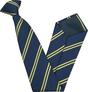 Hanwell Fields Tie Navy/Gold 16" (Yr6)